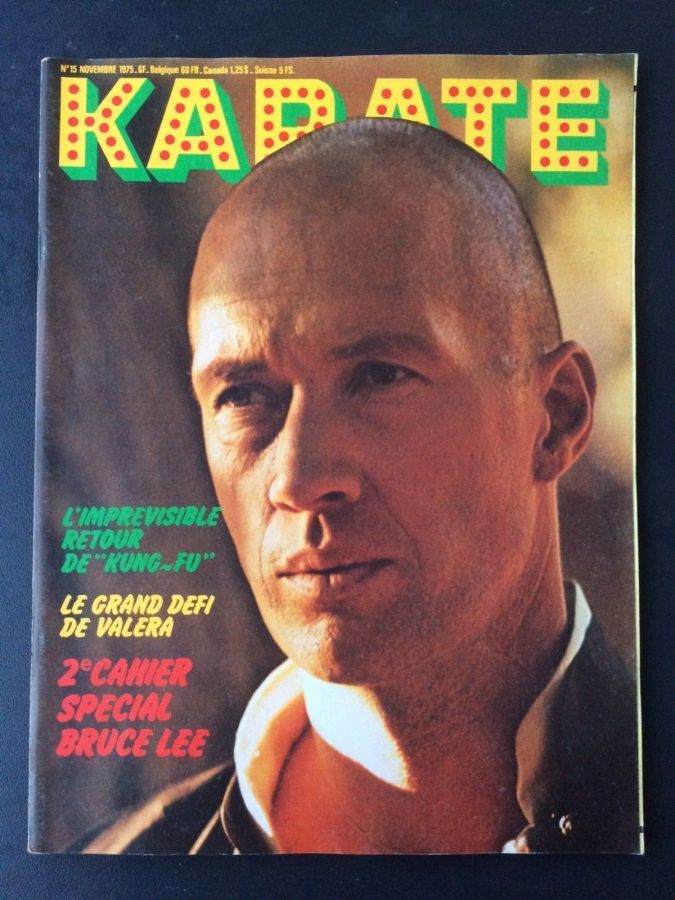 KARATE magazine side cover Issue 15 November 1975