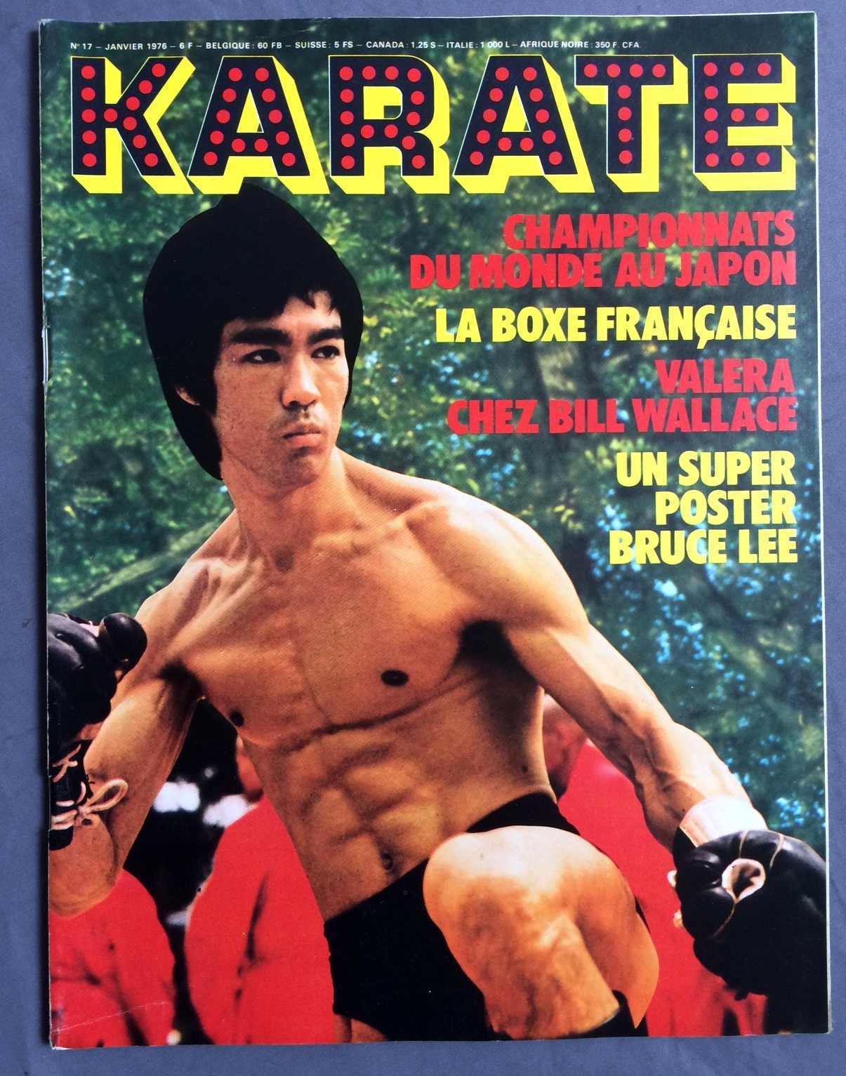 KARATE magazine side cover Issue 17 January 1976
