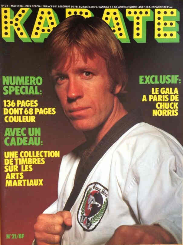 KARATE magazine side cover Issue 21 May 1976
