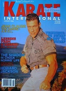 KARATE INTERNATIONAL magazine side cover  August 1990