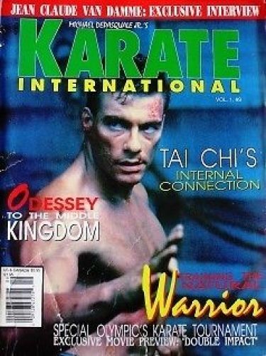 KARATE INTERNATIONAL magazine side cover  Vol 1 # 9  September 1991