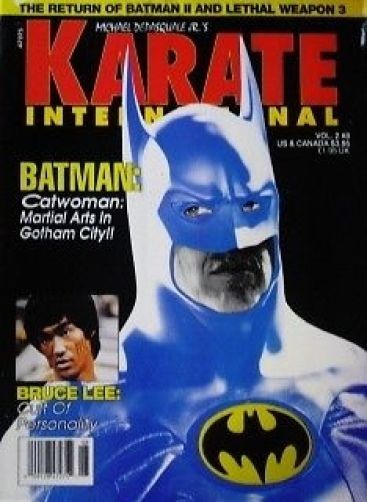 KARATE INTERNATIONAL magazine side cover  August 1992