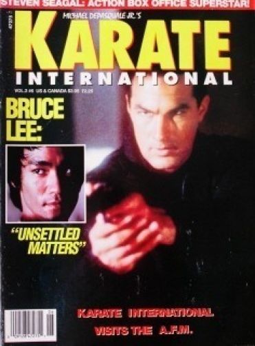 KARATE INTERNATIONAL magazine side cover  May 1993