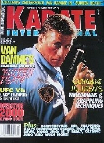 KARATE INTERNATIONAL magazine side cover  November 1995