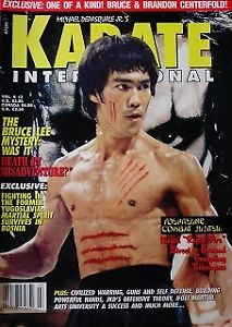 KARATE INTERNATIONAL magazine side cover  February 1996