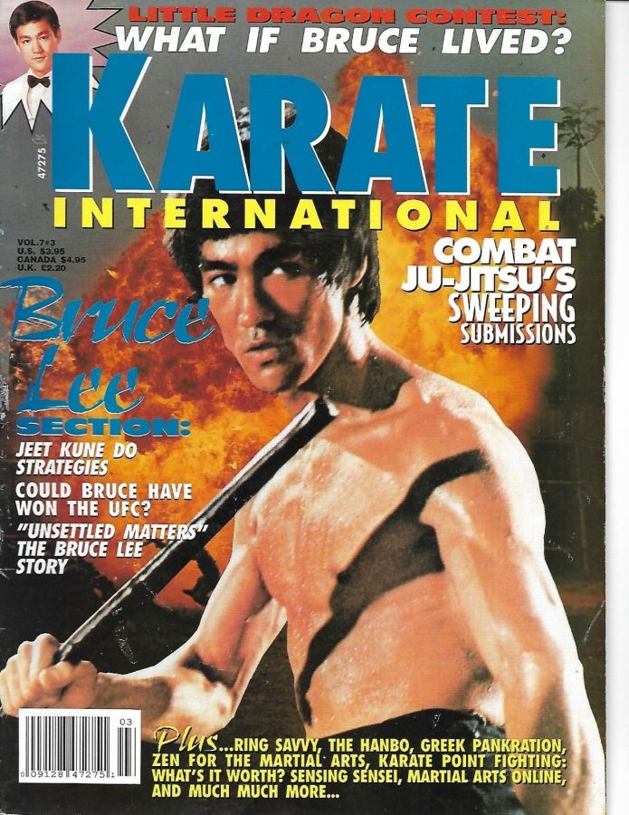 KARATE INTERNATIONAL magazine side cover  February/March 1997