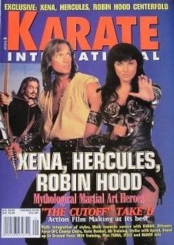 KARATE INTERNATIONAL magazine side cover  December 1997