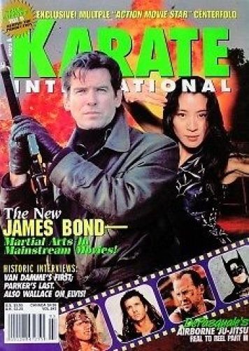 KARATE INTERNATIONAL magazine side cover  February 1998