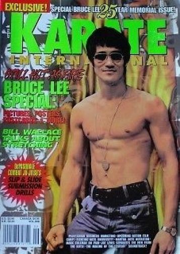 KARATE INTERNATIONAL magazine side cover  August 1998