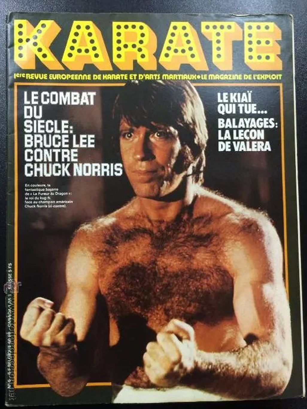 KARATE magazine side cover Issue 6  March 1975