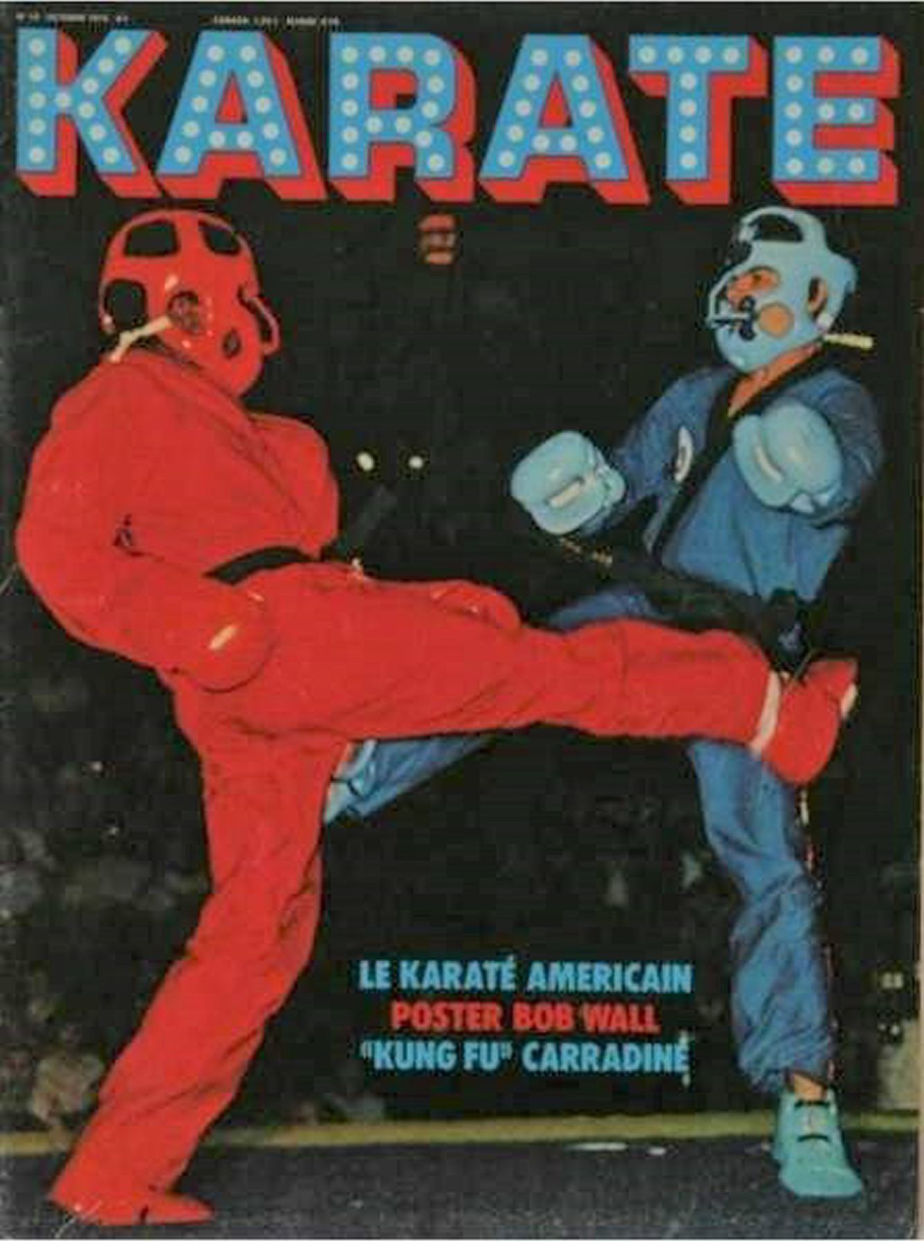 KARATE magazine side cover Issue 14  October 1975