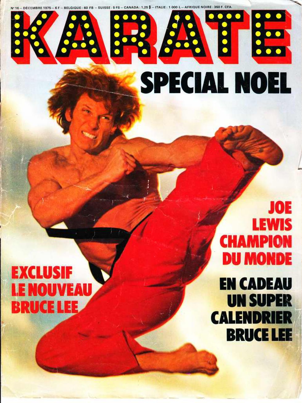 KARATE magazine side cover Issue 16  December 1975