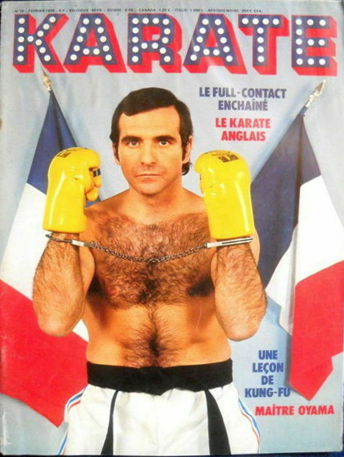 KARATE magazine side cover Issue 18  February 1976