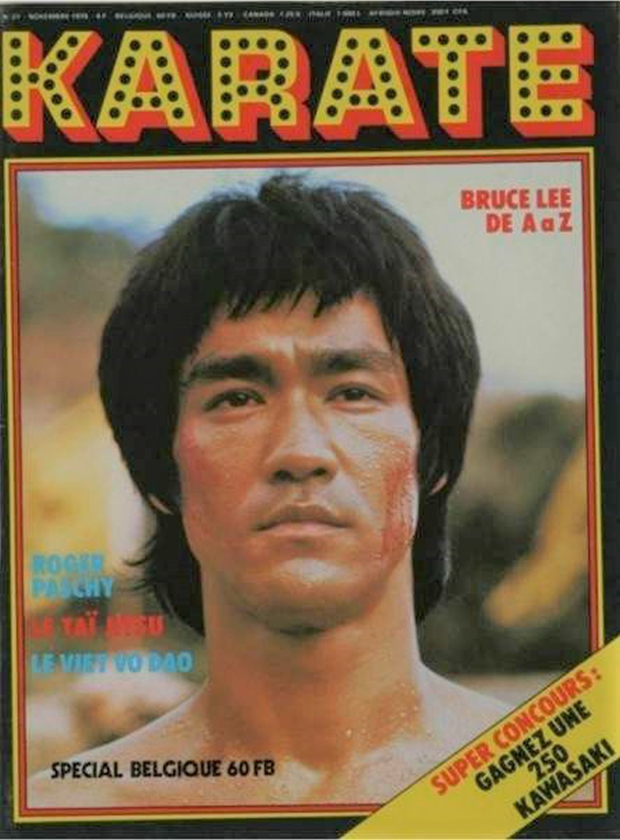 KARATE magazine side cover Issue 27  November 1976