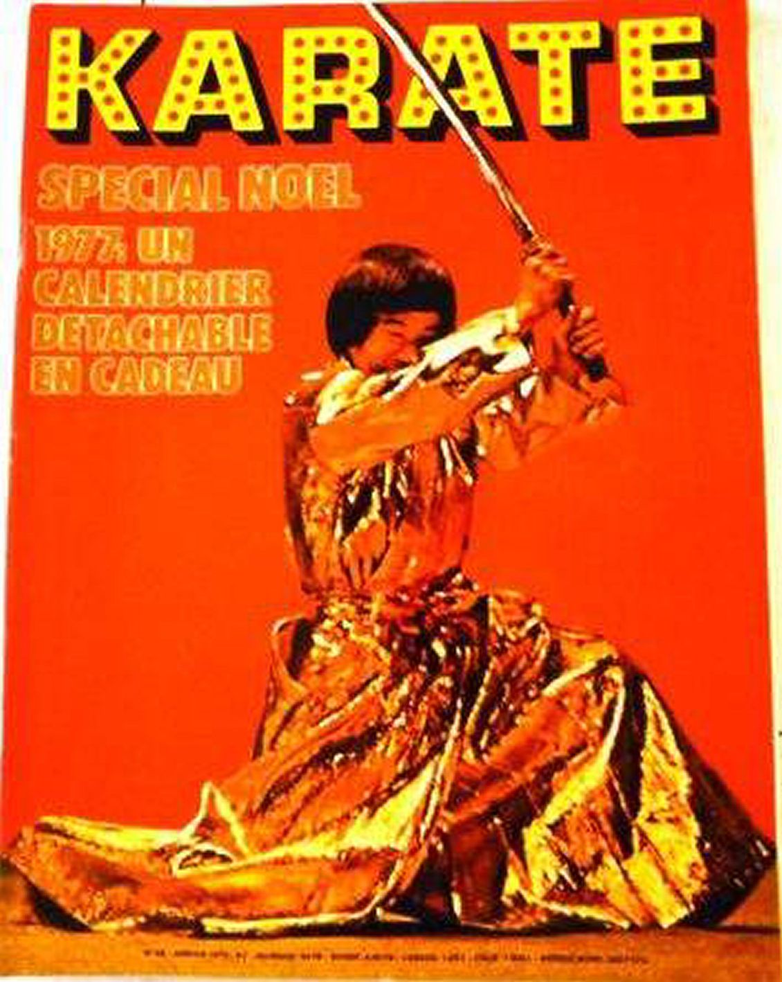 KARATE magazine side cover Issue 29  January 1977