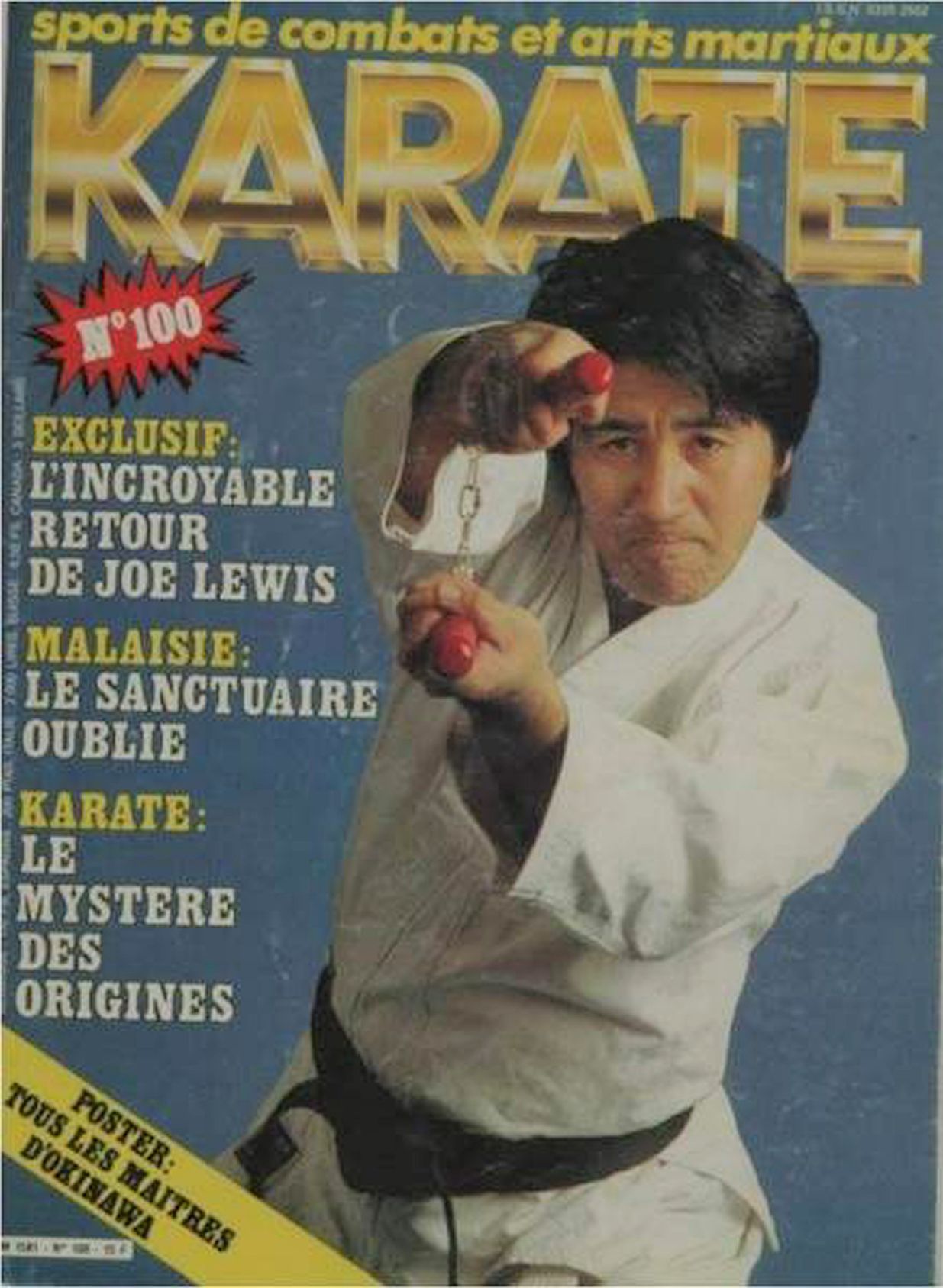 KARATE magazine side cover Issue 100  February 1984