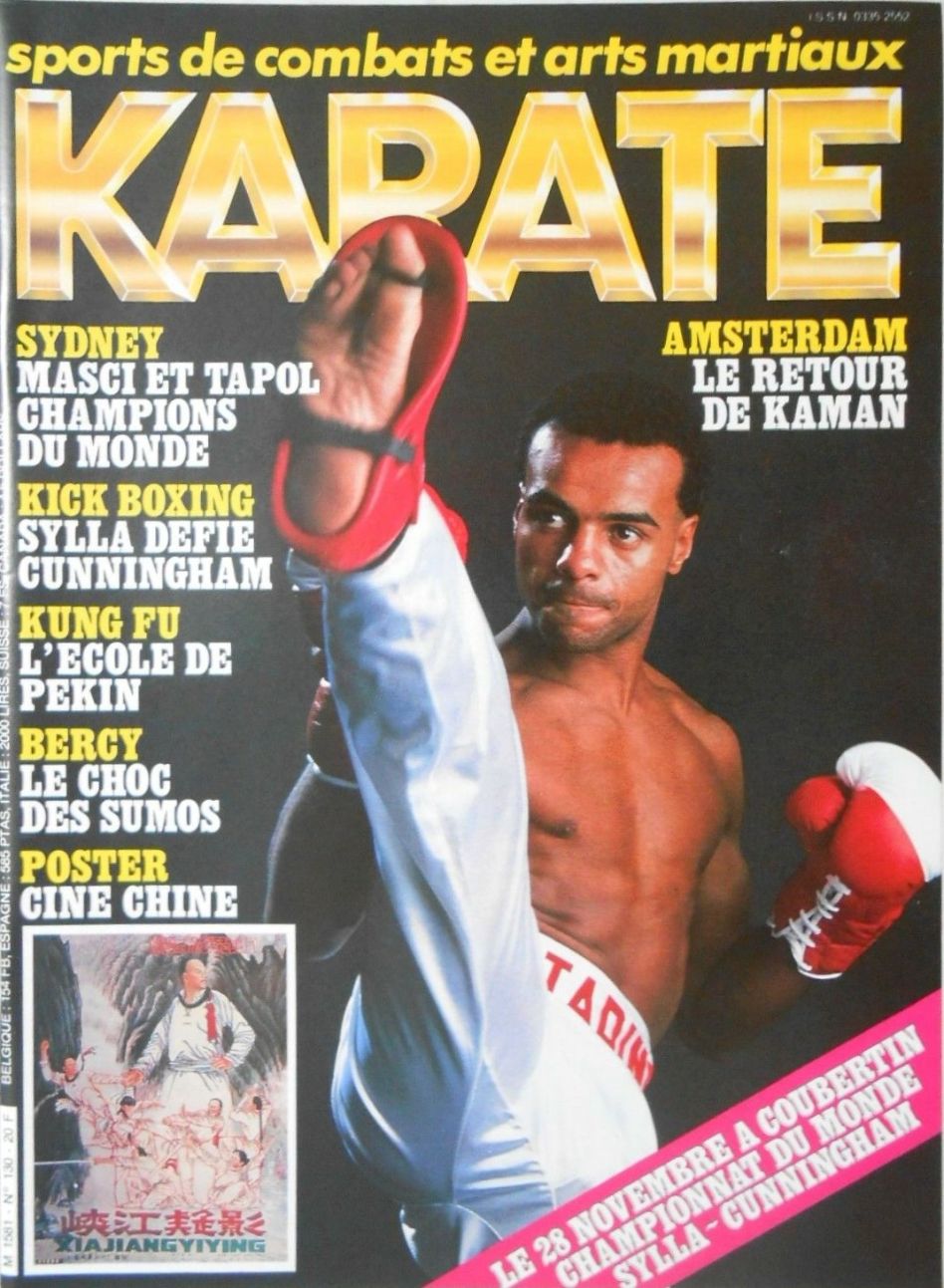 KARATE magazine side cover Issue 130  November 1986