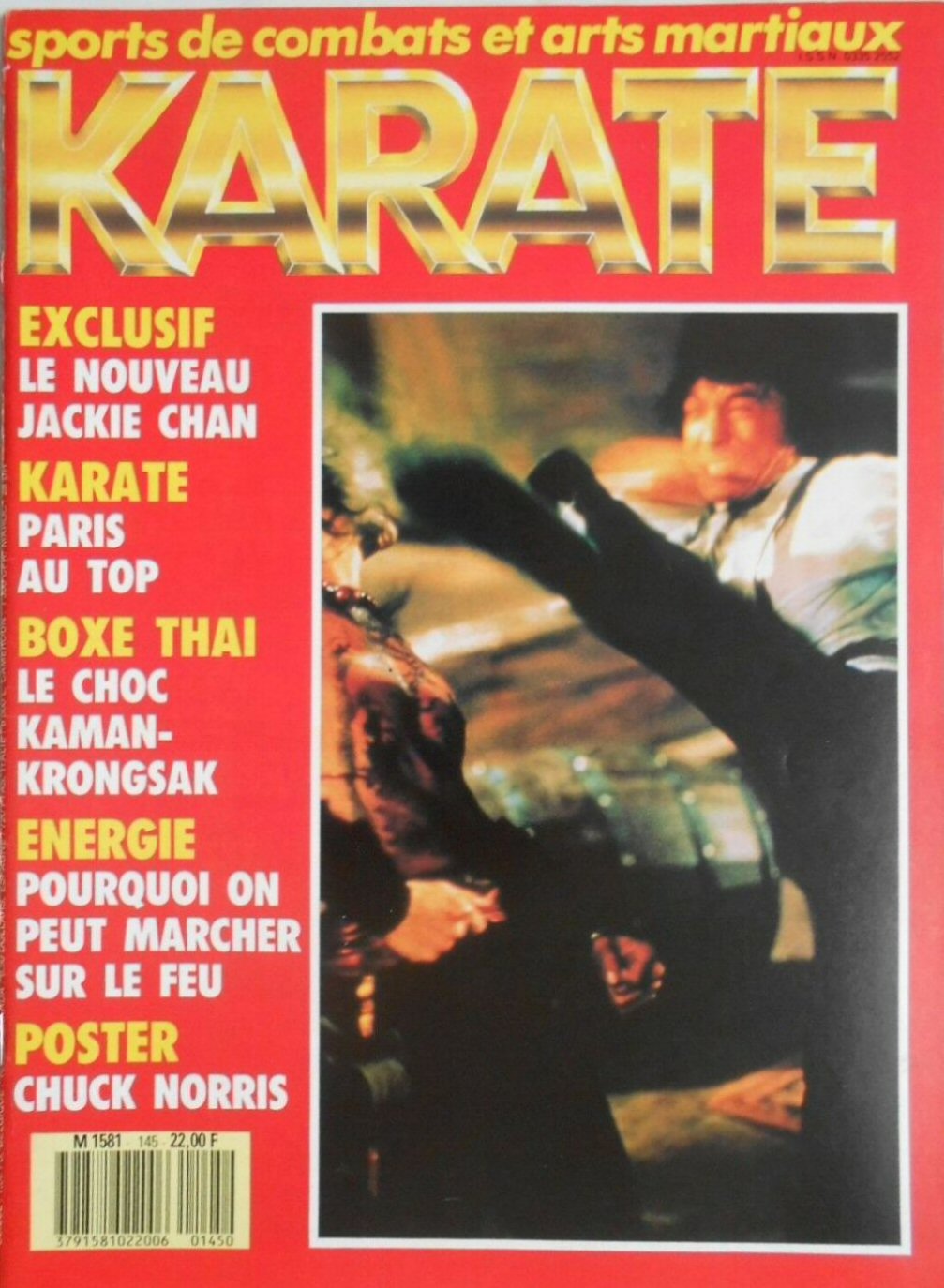 KARATE magazine side cover Issue 145  March 1988