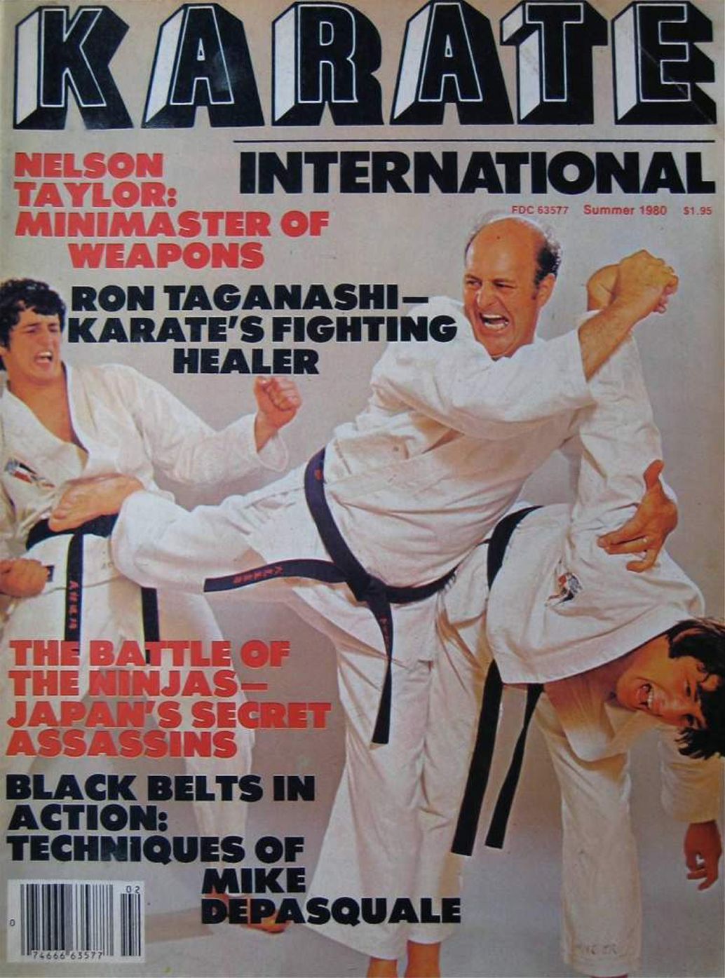 KARATE INTERNATIONAL magazine side cover  Vol 1 No  2 Summer 1980
