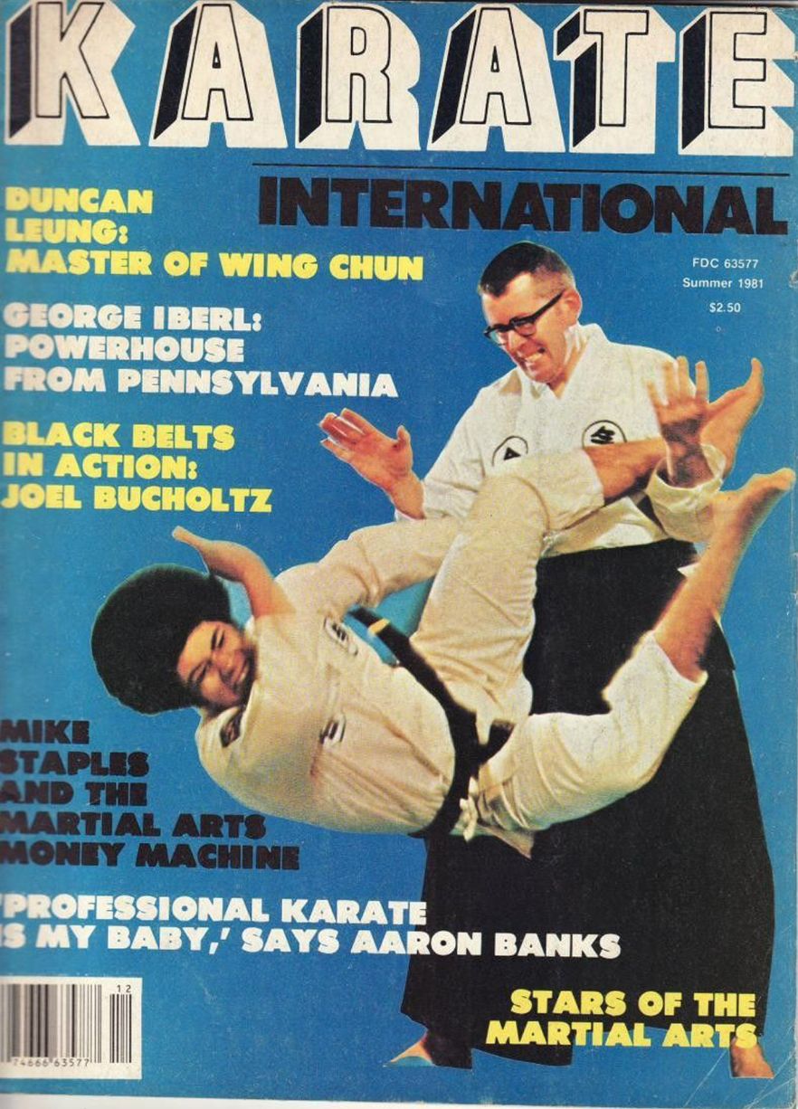 KARATE INTERNATIONAL magazine side cover  Vol 2 No  3 Summer 1981