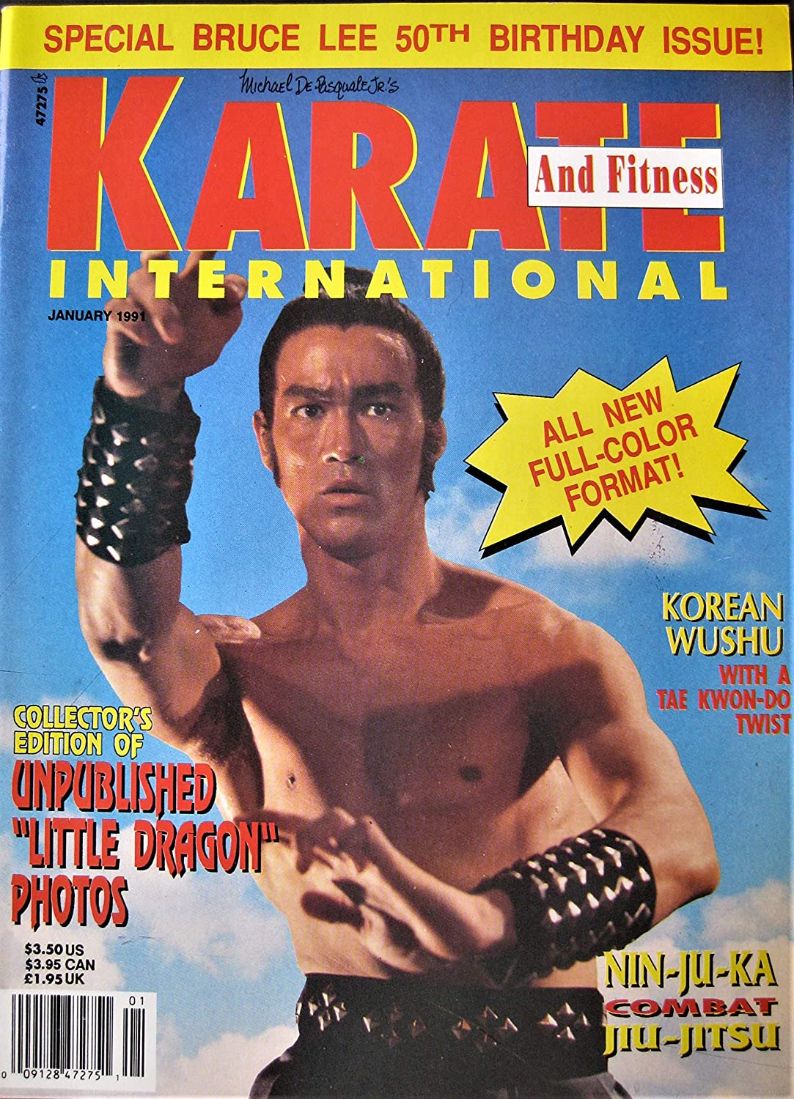 KARATE INTERNATIONAL magazine side cover  January 1991