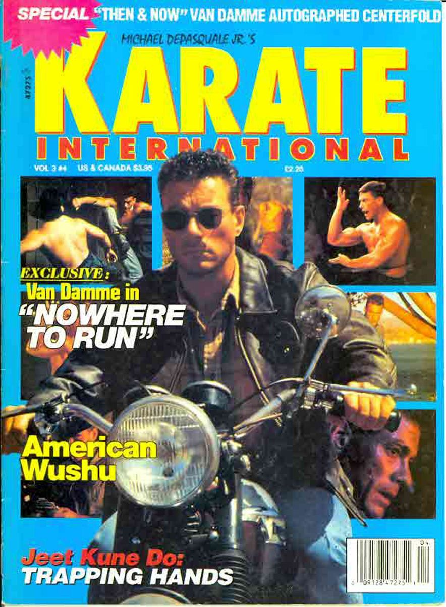KARATE INTERNATIONAL magazine side cover  Vol 3 No  4  March 1993