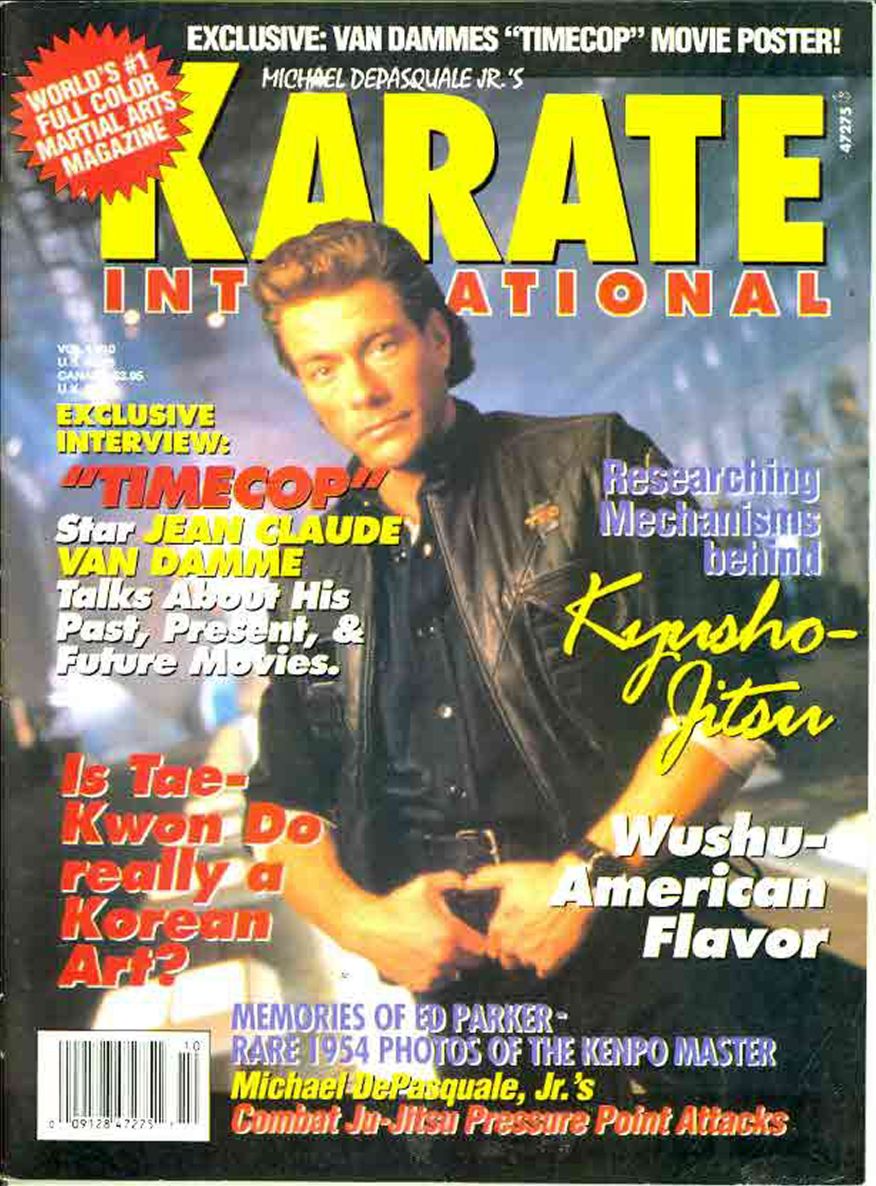 KARATE INTERNATIONAL magazine side cover  Vol 4 No  10  September 1994