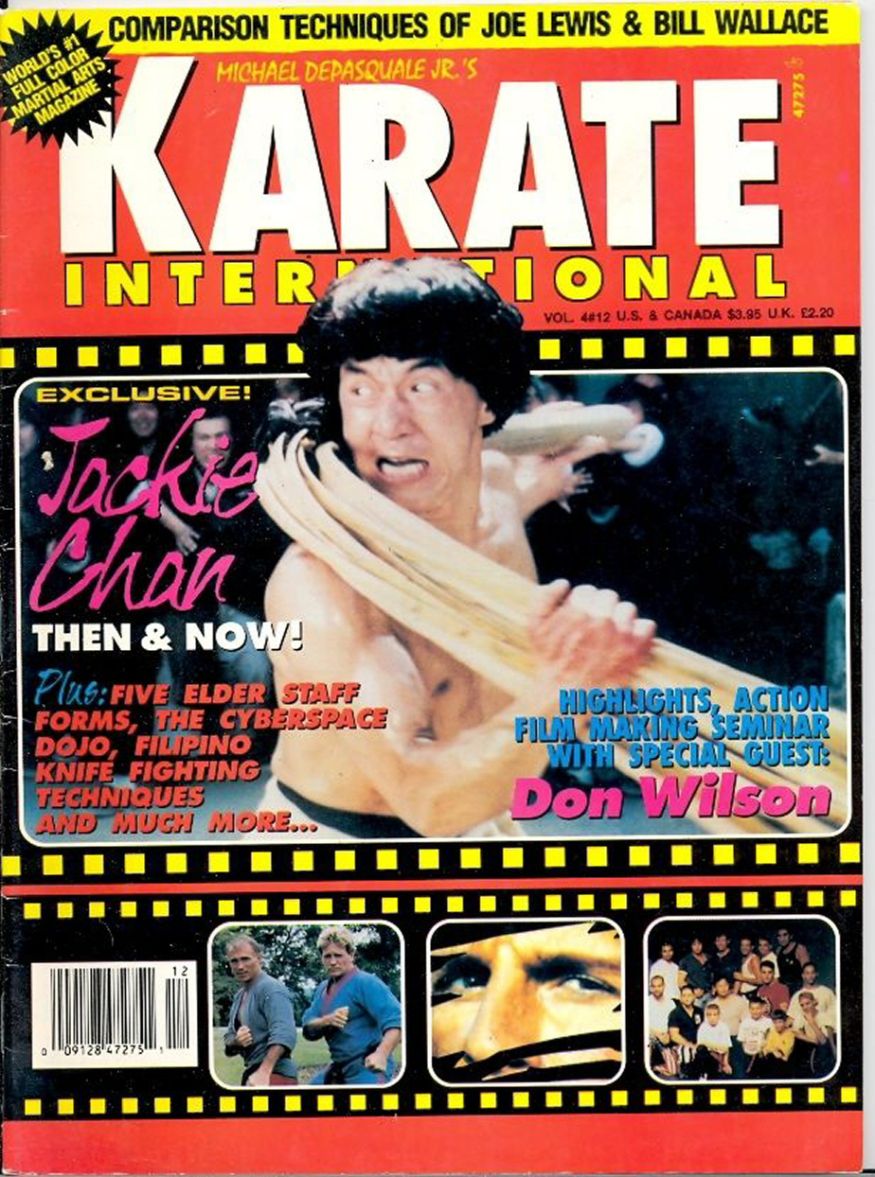 KARATE INTERNATIONAL magazine side cover  Vol 4 No  12  November 1994