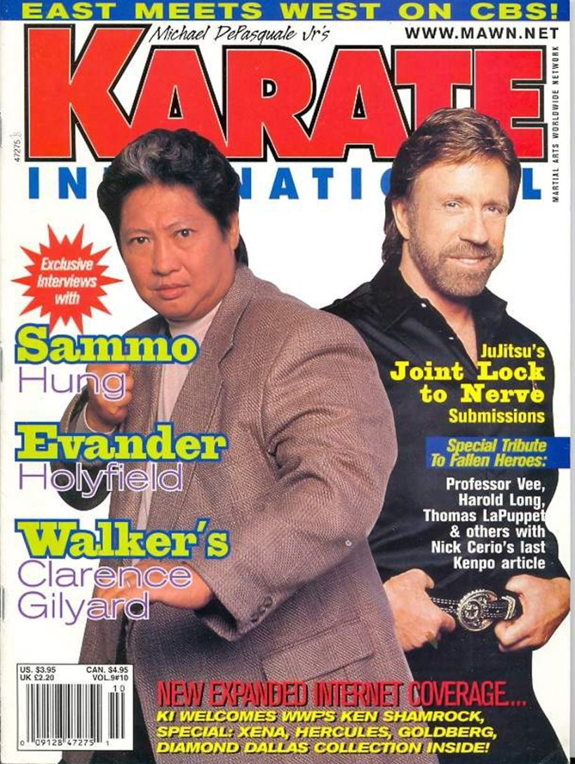 KARATE INTERNATIONAL magazine side cover  Vol 9 No  10  September 1999