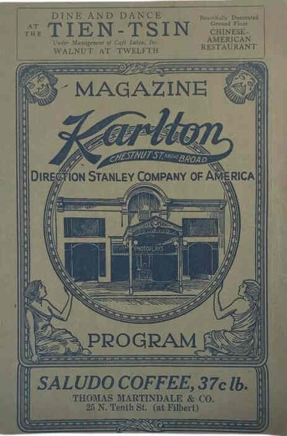KARLTON MAGAZINE magazine side cover 19 May 1924
