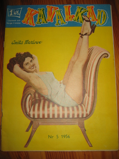 KAVALKAD magazine side cover Issue 5  1956