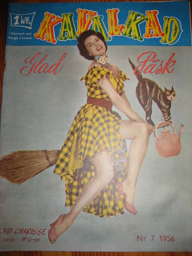 KAVALKAD magazine side cover Issue 7  1956