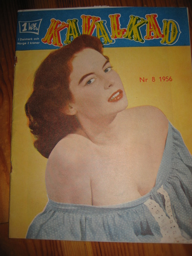 KAVALKAD magazine side cover Issue 8  1956