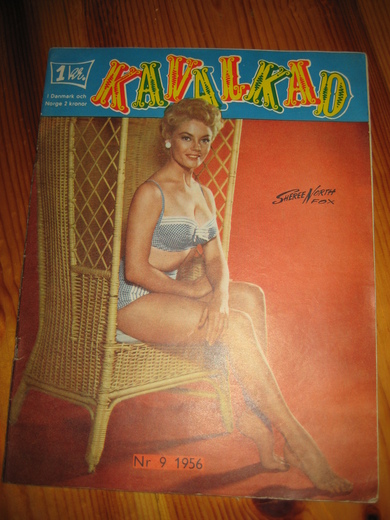KAVALKAD magazine side cover Issue 9  1956