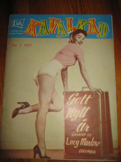 KAVALKAD magazine side cover Issue 1  1957