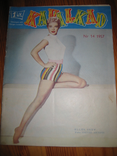 KAVALKAD magazine side cover Issue 14  1957