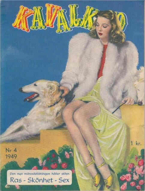 KAVALKAD magazine side cover Issue 4  1949