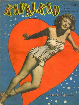 KAVALKAD magazine side cover Issue 4  1951