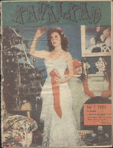 KAVALKAD magazine side cover Issue 1  1952
