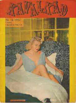 KAVALKAD magazine side cover Issue 14  1952