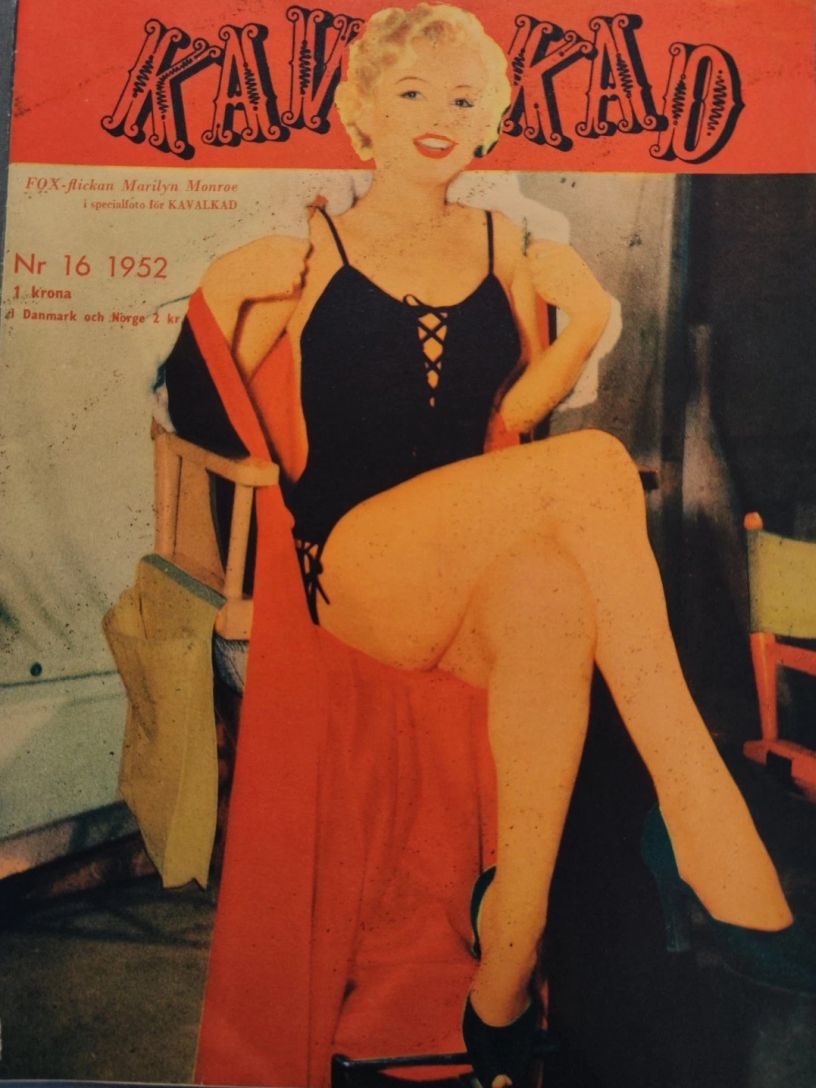 KAVALKAD magazine side cover Issue 16  1952
