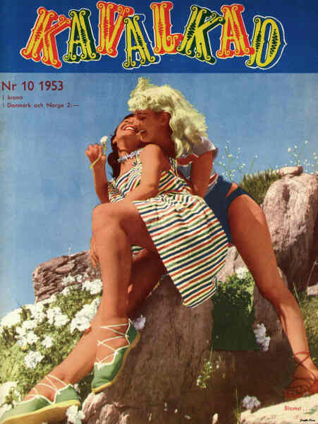 KAVALKAD magazine side cover Issue 10  1953