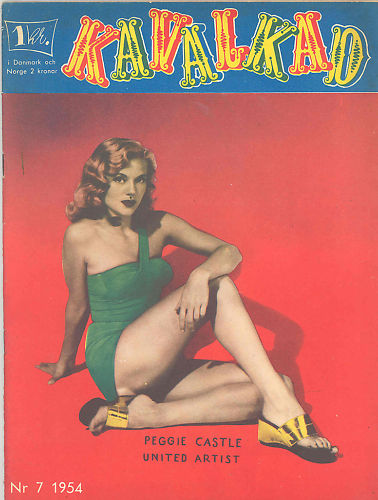 KAVALKAD magazine side cover Issue 7  1954