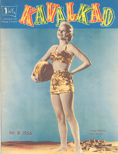 KAVALKAD magazine side cover Issue 8  1954