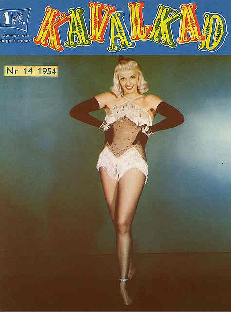 KAVALKAD magazine side cover Issue 14  1954