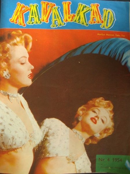KAVALKAD magazine side cover Issue 4  1954