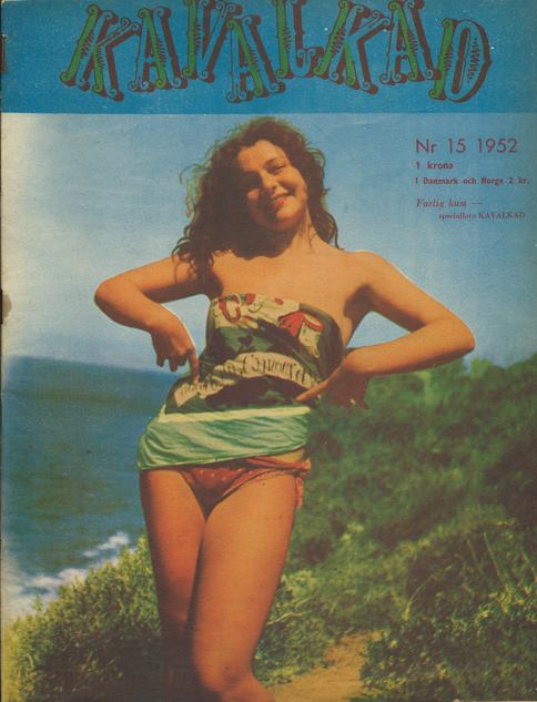 KAVALKAD magazine side cover Issue 15   1952