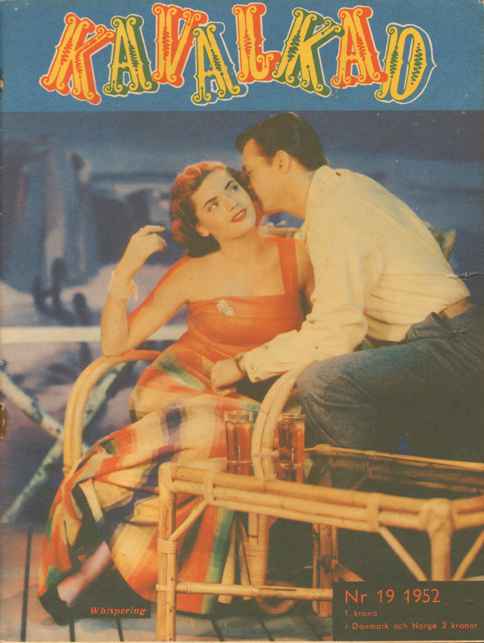 KAVALKAD magazine side cover Issue 19   1952