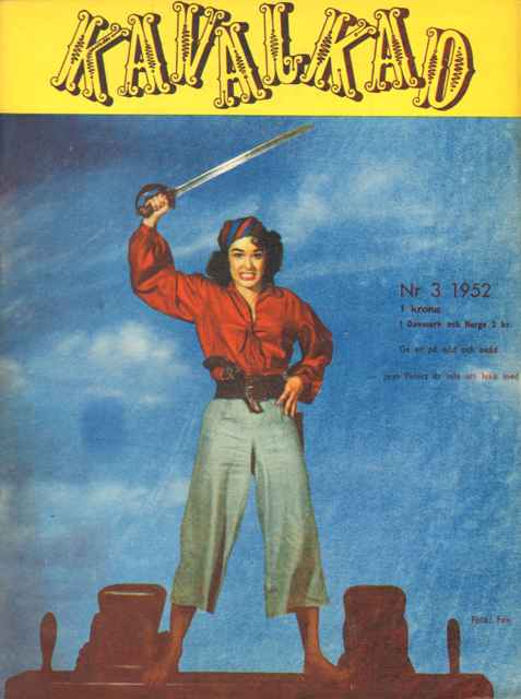 KAVALKAD magazine side cover Issue 3   1952