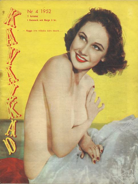 KAVALKAD magazine side cover Issue 4   1952